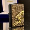 Bật Lửa Zippo Hổ Khắc Chìm Dát Vàng Năm 2014 ZL421