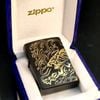 Bật Lửa Zippo Hổ Khắc Chìm Dát Vàng Năm 2014 ZL421