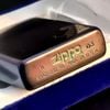 Bật Lửa Zippo Phủ Titanium xanh Hổ Dát Vàng Hiếm Gặp Năm 2003 ZL422