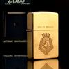Bật Lửa Zippo Chu Niên 1932 - 1991 Brass Chủ Đề Tầu Anh 2 Mặt Hiếm Gặp Năm 1991 ZQH89