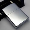 Bật Lửa Zippo Đồng Khối Mạ Chrome Bóng Khắc Ăn Mòn Chủ Đề Phượng Hoa Văn, Bản Xuất Thị Trường Châu Âu Cực Hiếm Đời XVI Năm 2000 ZQH90