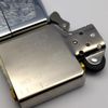 Bật Lửa Zippo Đồng Khối Mạ Chrome Bóng Khắc Ăn Mòn Chủ Đề Rồng Hoa Văn, Bản Xuất Thị Trường Châu Âu Cực Hiếm Đời XVI Năm 2000 ZQH91