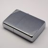 Bật Lửa Zippo Đồng Khối Mạ Chrome Xước Vintage Chặt Góc, Bản Thử Nghiệm I La Mã Không Mộc Tháng Năm 1985 Đã Qua Sử Dụng Cực Hiếm ZQHU66