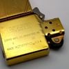 Bật Lửa Zippo Brass Vintage Chặt Góc Chủ Đề Sư Tử Biển Singapo Đời III La Mã Năm 1987 ZL427