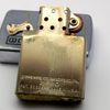 Bật Lửa Zippo Cổ 3 Chấu Vỏ Ruột Niken  ( full Nikel ) Đời Mộc Đáy 3 Hàng Chữ Năm 1947 Đã Qua Sử Dụng Cực Hiếm ZQHU69