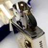 Bật Lửa Zippo Wold Cup Bản Limited Mạ Bạc Đắp Nổi Vàng 2 Mặt Năm 2001 ZL420