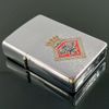 Bật Lửa Zippo Cổ Đồng Khối Mạ Chrome Phay Xước Khắc Ắn Mòn Phủ Sơn Đời 3 Vạch Thẳng Năm 1971 ZC146