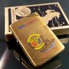Bật Lửa Zippo Đồng Nguyên Khối Chu Niên Năm 1932 - 1982 Tầu Chiến 2 Mặt Rất Hiếm, Giá Trị Sưu Tầm Cực Cao ZQH94