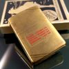 Bật Lửa Zippo Đồng Nguyên Khối Chu Niên Năm 1932 - 1982 Tầu Chiến 2 Mặt Rất Hiếm, Giá Trị Sưu Tầm Cực Cao ZQH94