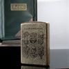 Bật Lửa Zippo Antique Sliver Chủ Đề Họa Tiết Lịch Sử Cổ Đại Cực Hiếm Gặp Năm 2002 ZL426