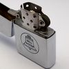 Bật Lửa Zippo Cổ Đồng Khối Mạ Chrome Khắc Ắn Mòn Phủ Sơn Đời 7 Chấm Pat - Patpen Năm 1955 ZC151