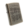 Bật Lửa Zippo Antique Sliver Chủ Đề Họa Tiết Lịch Sử Cổ Đại Cực Hiếm Gặp Năm 2002 ZL426