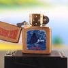 BẬT LỬA ZIPPO BRASS SƠN HẤP NHIỆT CHỦ ĐỀ TẦU Z31