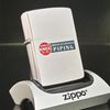 Bật Lửa Zippo Cổ Đồng Khối Mạ Chrome Phay Xước Ăn Mòn Phủ Sơn Chính Hãng Đời 8 Vạch Săc Năm 1966 ZC158