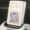 Bật Lửa Zippo Cổ Đồng Khối Mạ Chrome Bóng HP Ăn Mòn Phủ Sơn Chính Hãng Đời 7 Vạch Sắc Năm 1975 ZC161