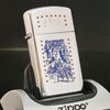 Bật Lửa Zippo Slim Cổ Đồng Khối Mạ Chrome Bóng HP Ăn Mòn Phủ Sơn Chính Hãng Đời 7 Vạch Sắc Năm 1975 ZC162