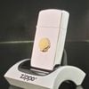 Bật Lửa Zippo Slim Cổ Đồng Khối Mạ Chrome Bóng HP Emblem Vàng Chính Hãng Đời 8 Vạch Sắc Năm 1974 ZC164