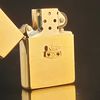 Set Bật Lửa Zippo Khay Mica Gold Plated Emblem Vàng Khối Đính Đá Quý Cực Hiếm Gặp Giá Trị Sưu Tầm Cực Cao Đời 6 Vạch Huyền Năm 1984 ZS62