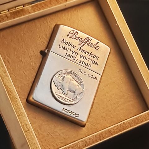 Bật Lửa Zippo OLD COIN Cực Hiếm Gặp Bản Limited Chỉ Sản Xuất 3000 Chiếc Toàn Thế Giới Đời VIII La Mã năm 1992 ZS65