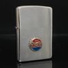 Bật Lửa Zippo Cổ Đồng Khối Mạ Chrome Phay Xước Emblem Pepsi Đời 2 Vạch Thẳng Năm 1972 ZCU56