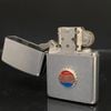 Bật Lửa Zippo Cổ Đồng Khối Mạ Chrome Phay Xước Emblem Pepsi Đời 2 Vạch Thẳng Năm 1972 ZCU56