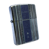 Bật Lửa Zippo Armor Mạ Bạc Vân Sọc Men Tím Vân Đá Rất Hiếm Năm 2004 ZQHU83