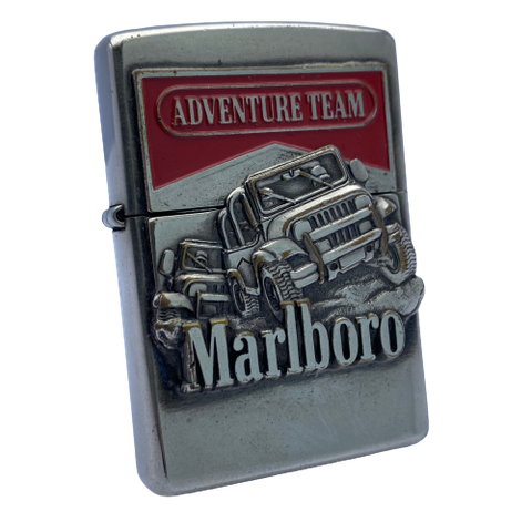 Bật Lửa Zippo Emblem Xe Marlboro Rất Hiếm Giá Trị Sưu Tầm Cao Đời XIV La Mã Năm 1998 ZQHU87