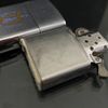 Bật Lửa Zippo Cổ Đồng Khối Mạ Chrome Phay Xước Ăn Mòn Phủ Sơn Chính Hãng Đời 2 Vạch Thẳng Năm 1972 ZCU52