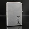Bật Lửa Zippo Cổ Vỏ Đồng Mạ Chrome Phay Xước Ăn Mòn Phủ Sơn Design Bản Kỷ Niệm 25 Năm Thành Lập Hãng 25th Đời 8 Chấm Năm 1957 ZCU47