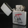 Bật Lửa Zippo Cổ Vỏ Đồng Mạ Chrome Phay Xước Ăn Mòn Phủ Sơn Design Bản Kỷ Niệm 25 Năm Thành Lập Hãng 25th Đời 8 Chấm Năm 1957 ZCU47