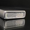 Bật Lửa Zippo Cổ Vỏ Đồng Mạ Chrome Phay Xước Ăn Mòn Phủ Sơn Chính Hãng Đời Mộc Đáy 3 Hàng Chữ Năm 1955 ZCU46