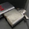 Bật Lửa Zippo Cổ Vỏ Đồng Mạ Chrome Phay Xước Ăn Mòn Phủ Sơn Chính Hãng Đời 8 Chấm Năm 1958 ZCU45