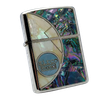 Bật Lửa Zippo Armor Mạ Bạc Khảm Xà Cừ Hiếm Gặp Năm 2004 ZQH100