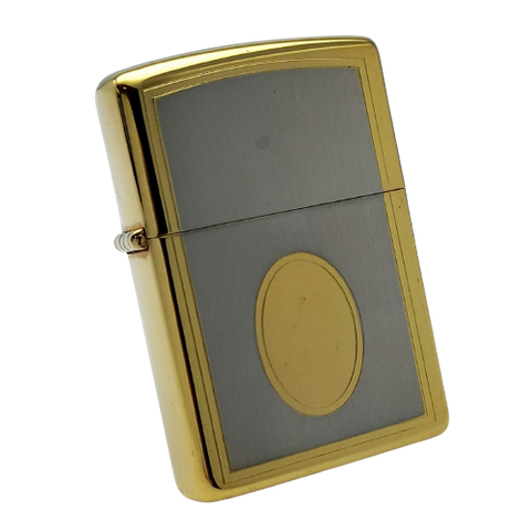 Bật Lửa Zippo Mạ Vàng Gold Plated Đời IX La Mã Năm 1993 ZL445