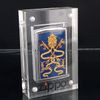 Bật Lửa Zippo Đồng Khối Mạ Chrome Emblem Khảm Men Dát Vàng Chính Hãng Đời XI La Mã Năm 1995 ZL436