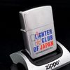 Bật Lửa Zippo Đồng Khối Mạ Chrome Phay Xước Ăn Mòn Phủ Sơn Chủ Đề Club Japan Chính Hãng Đời XII La Mã Năm 1996 ZL442