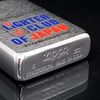 Bật Lửa Zippo Đồng Khối Mạ Chrome Phay Xước Ăn Mòn Phủ Sơn Chủ Đề Club Japan Chính Hãng Đời XII La Mã Năm 1996 ZL442