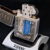 Bật Lửa Zippo Đồng Khối Mạ Chrome Emblem Chủ Đề Vùng Chiến Sự SFOR Bản Xuất Châu Âu Rất Hiếm Chính Hãng Năm 2002 ZL443