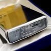 Bật Lửa Zippo Đồng Khối Mạ Chrome Bóng Emblem Dát Vàng Phủ Eboxy Đổi Mầu Theo Nhiệt Độ Rất Hiếm Chính Hãng Đời X La Mã Năm 1994 ZL446