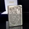 Bật Lửa Zippo Bạc Khối Sterling Khắc Hoa Văn Cô Gái Sexy 4 Mặt năm 2016 ZB64