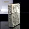 Bật Lửa Zippo Bạc Khối Sterling Khắc Hoa Văn Cô Gái Sexy 4 Mặt năm 2016 ZB64