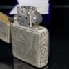 Bật Lửa Zippo Bạc Khối Sterling Khắc Hoa Văn Cô Gái Sexy 4 Mặt năm 2016 ZB64