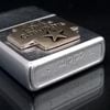 Bật Lửa Zippo Đồng Khối Mạ Chrome Streets Emblem Marlboro Chính Hãng Bản Xuất Châu Âu Hiếm Gặp Năm 2001 ZL449