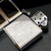 Bật Lửa Zippo Đồng Khối Mạ Chrome Bóng Emblem Dát Vàng Phủ Eboxy Đổi Mầu Theo Nhiệt Độ Rất Hiếm Chính Hãng Đời X La Mã Năm 1994 ZL450
