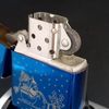 Bật Lửa Zippo Đồng Khối Phủ Saphia Xanh Blue Chủ Đề Noel Chính Hãng  Năm 2015 ZL452