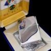 Bật Lửa Zippo Đồng Khối Mạ Chrome Bóng Emblem Dát Vàng Phủ Eboxy Đổi Mầu Theo Nhiệt Độ Rất Hiếm Chính Hãng Đời X La Mã Năm 1994 ZL454