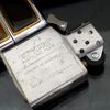 Bật Lửa Zippo Đồng Khối Mạ Chrome Bóng Emblem Dát Vàng Phủ Eboxy Đổi Mầu Theo Nhiệt Độ Rất Hiếm Chính Hãng Đời X La Mã Năm 1994 ZL454