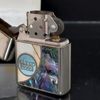 Bật Lửa Zippo Armor Mạ Bạc Khảm Xà Cừ Hiếm Gặp Năm 2004 ZQH100