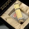 Bật Lửa Zippo Armor Mạ Bạc Bọc Da Rắn Hiếm Gặp Năm 2007 ZQH101