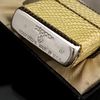 Bật Lửa Zippo Armor Mạ Bạc Bọc Da Rắn Hiếm Gặp Năm 2007 ZQH101
